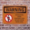 Signmission Renovation Work Contains Lead Do Not Enter OSHA Warning Sign, Plastic, 10in W x 7in L, 2PK OS-2PACK-WS-P-710-L-12794 - alternate 3